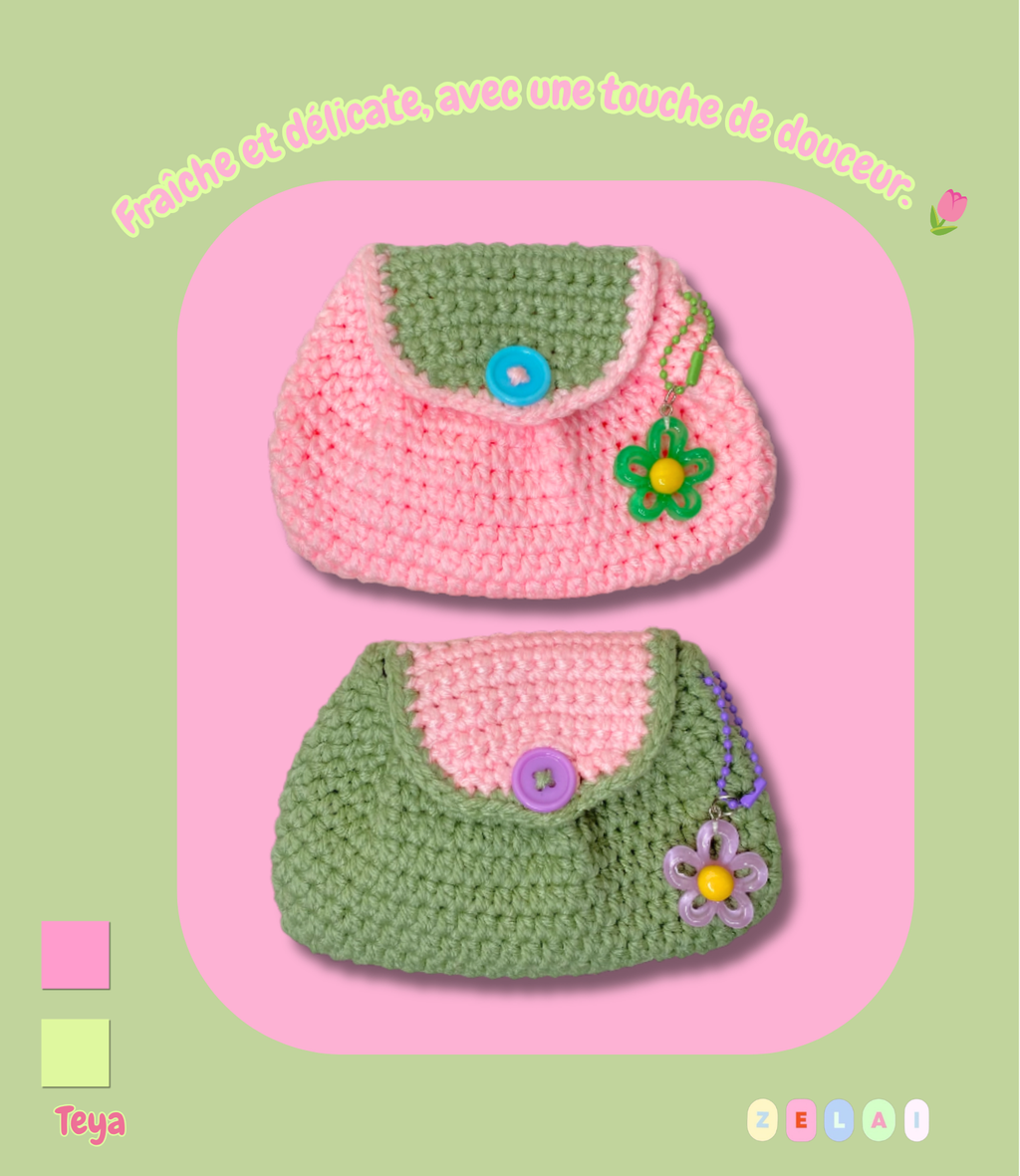 Mini pochi couleur Teya 🌷