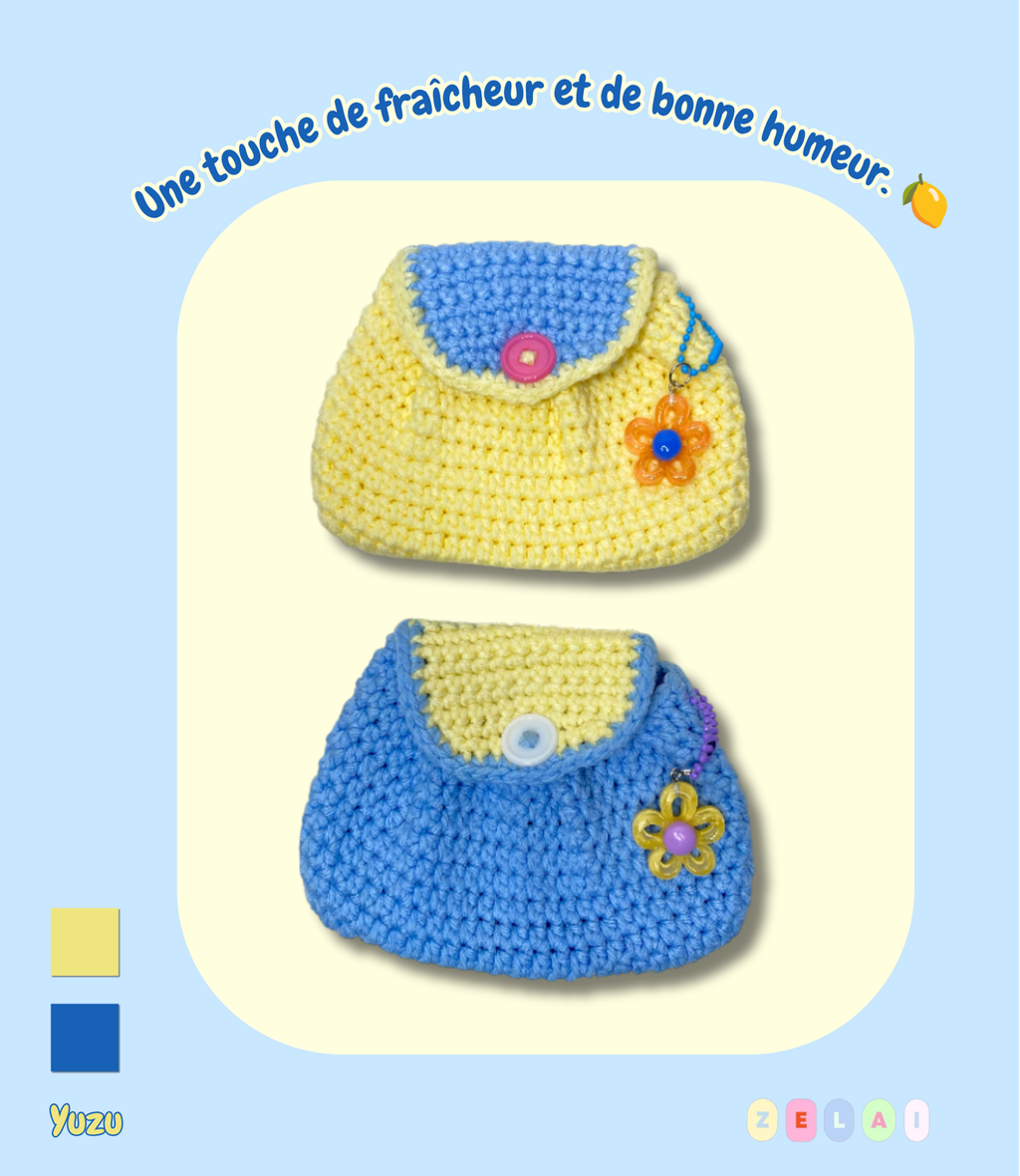 Mini pochi couleur yuzu 🍋